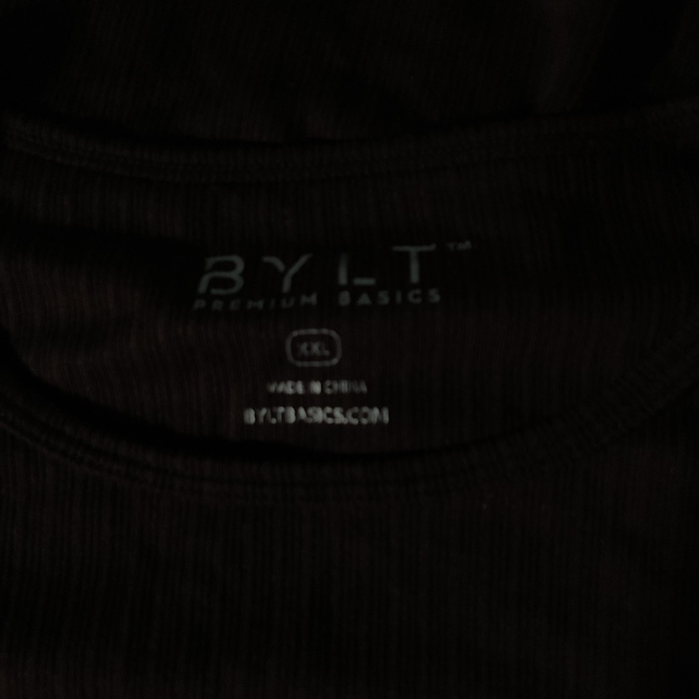 BYLT Premium Basics Maroon/ Wine  Color T Shirt - Picture 2 of 5